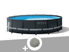 Kit piscine tubulaire Intex Ultra XTR Frame ronde 4,88