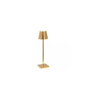 Lampe de table led Poldina Pro Micro Glossy Gold, rechargeable