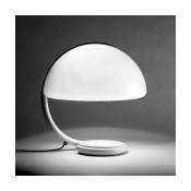Lampe en métal blanche 45 cm Serpente - Martinelli Luce