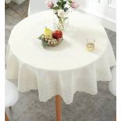 Nappe Ronde Toile Ciree Impermeable Resistant a l'huile