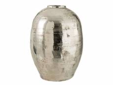Paris prix - vase design en métal "arya" 57cm argent