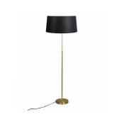 Parte - Lampe sur pied réglable - 1 lumière - h 168 mm - Noir et Or - Classique/Antique - éclairage intérieur - Salon i Chambre - Noir - Qazqa