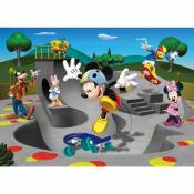 Poster XXL intisse Skatepark Mickey Mouse Disney 160X115 CM - Multicolor