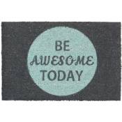 Relaxdays - Paillasson fibres de coco 60x40 be awesome