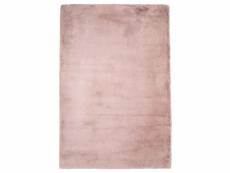 Soft - tapis à toucher tout doux "cocon" rose poudré 120 x 170 cm F-SOF120170900PINK