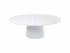 "table à rallonge benvenuto blanche kare design"