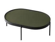 Table basse No-No Large / 96 x 59 x H 35 cm - Menu vert en métal
