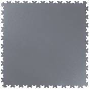 Tapis carrelage pvc gris foncé, 505x505x4mm