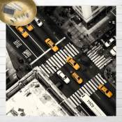Tapis en vinyle - New York City Cabs - Carré 1:1 Dimension