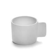 Tasse à café en porcelaine blanche D7cm
