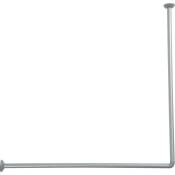 Tendance - barre de douche d angle 90X90 cm aluminium
