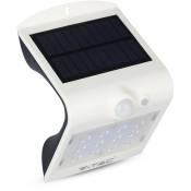 V-tac - Appliques solaires blanches - IP65 - 1.5W - 220 Lumens - 4000K