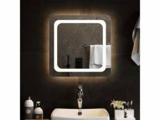 Vidaxl miroir de salle de bain à led 50x50 cm