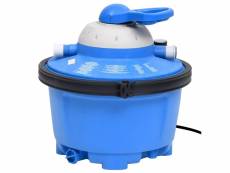 Vidaxl pompe de filtration à sable bleu et noir 385x620x432mm 200w 25l