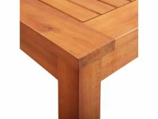 Vidaxl table de jardin 88x88x74 cm bois d'acacia massif 45961