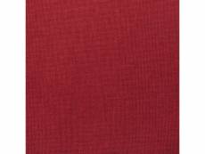 Vidaxl tabouret de bar rouge bordeaux tissu
