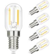 4 pcs Ampoules led E14 Blanc Chaud - Lampes Vintage T22 led 2W, Douille Rétro Edison, Ampoules 2700K Blanc Chaud, Éclairage Économique, Ampoules