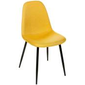Atmosphera - Lot de 2 chaises Tyka jaune créateur