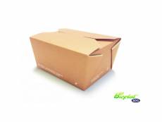 Boîte alimentaire en carton biodégradable - sdg - lot de 250 - - carton biodégradable