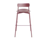 Chaise de bar outdoor rouge brun 65 cm Fromme - Petite