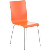 Chaise de style moderne assis avec des formes ergonomiques disponibles différentes couleurs colore : Orange