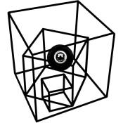 Cotecosy - Applique murale cubes effet 3D Apertura