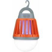 Fortuneville - Lampe de camping anti-moustiques, lampe anti-moustiques portable étanche IPX6, crochet télescopique, lampe torche led usb