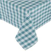 Homescapes - Nappe de table à grands carreaux vichy