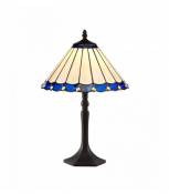 Lampe de table style classique Tiffany Calais 1 Ampoule