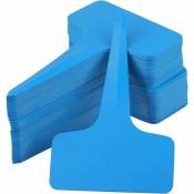 Pack de 100 tags de sol en plastique (bleu) Fei Yu