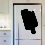Sticker ardoise tableau noir - stickers muraux adhésif effaçable - glace esquimaux - 80x55cm