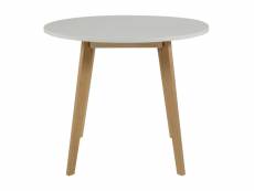 Table à manger en bois ronde d90 - luza