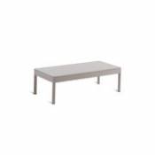 Table basse Les Arcs / Aluminium - 80 x 43 x H 29 cm