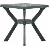 Table de bistro Vert 70x70x72 cm Plastique - Vidaxl