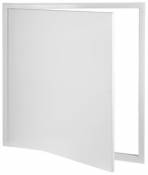 Trappe de visite acier laqué blanc Diall blanc 50 x 50 cm