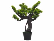 Vidaxl bonsaï de pin artificiel avec pot 70 cm vert
