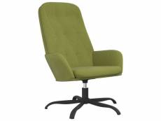 Vidaxl chaise de relaxation vert clair velours