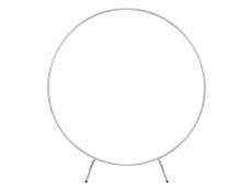 Arche circulaire blanche à décorer mariage bohême