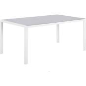 Beliani - Table de Jardin 160 x 90 cm en Aluminium