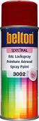 belton SpectRAL RAL Peinture en spray RAL 3002 Rouge