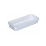 Boite de rangement salle de bain Candy, bac de rangement salle de bain, Etroit, Plastique, 24x10x4 cm, Noir - Wenko