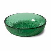 Bol à dessert en verre vert HKliving
