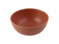 Bol profond build a bowl en grès ø 150 mm - orange melon- lot de 6 - olympia - melongrès