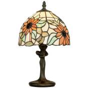 Dafne Lampe Tiffany Multicolore 20x34cm - Fan Europe