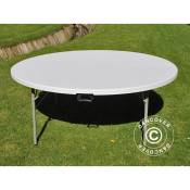 Dancover - Table pliante ronde pro Ø183cm, Gris clair
