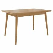 Mobilier1 - Table Racine 131, Marron, 76x80x140cm, Allongement, Le panneau mdf, Bois - Marron