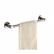 Porte-serviettes de salle de bains en laiton/chrome