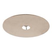 QAZQA velours plat - Abatjour - Ø 450 mm - Taupe - - Taupe