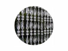 Rideau de porte en perles transparentes elba 90 x 210 cm