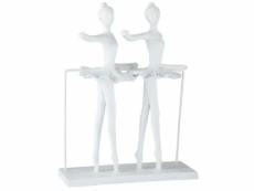 Statuette danseuses de collection 30 cm - blanche